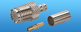 MINI UHF FEMALE CRIMP 3PC RG-58